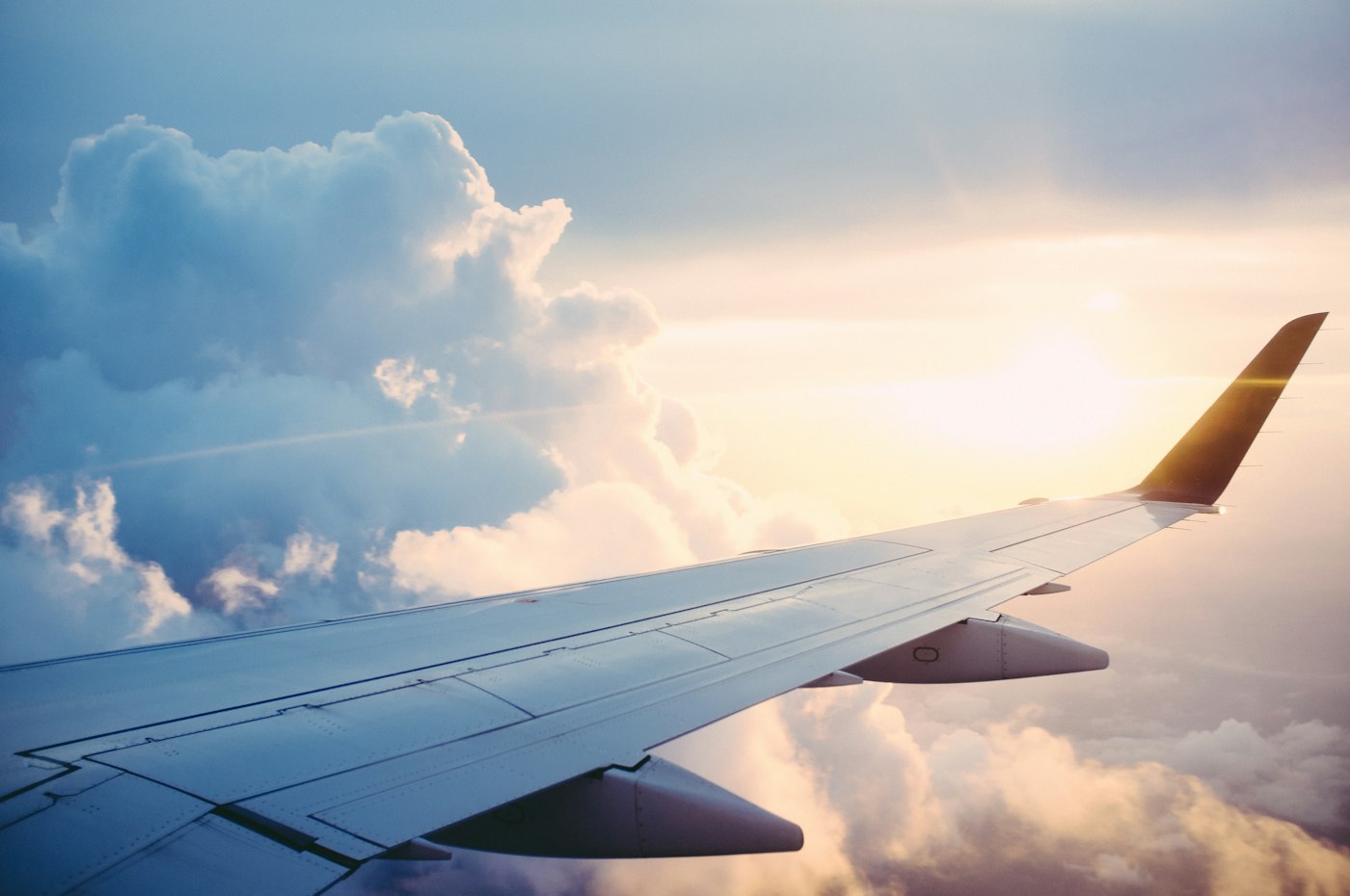 View from an airliner window