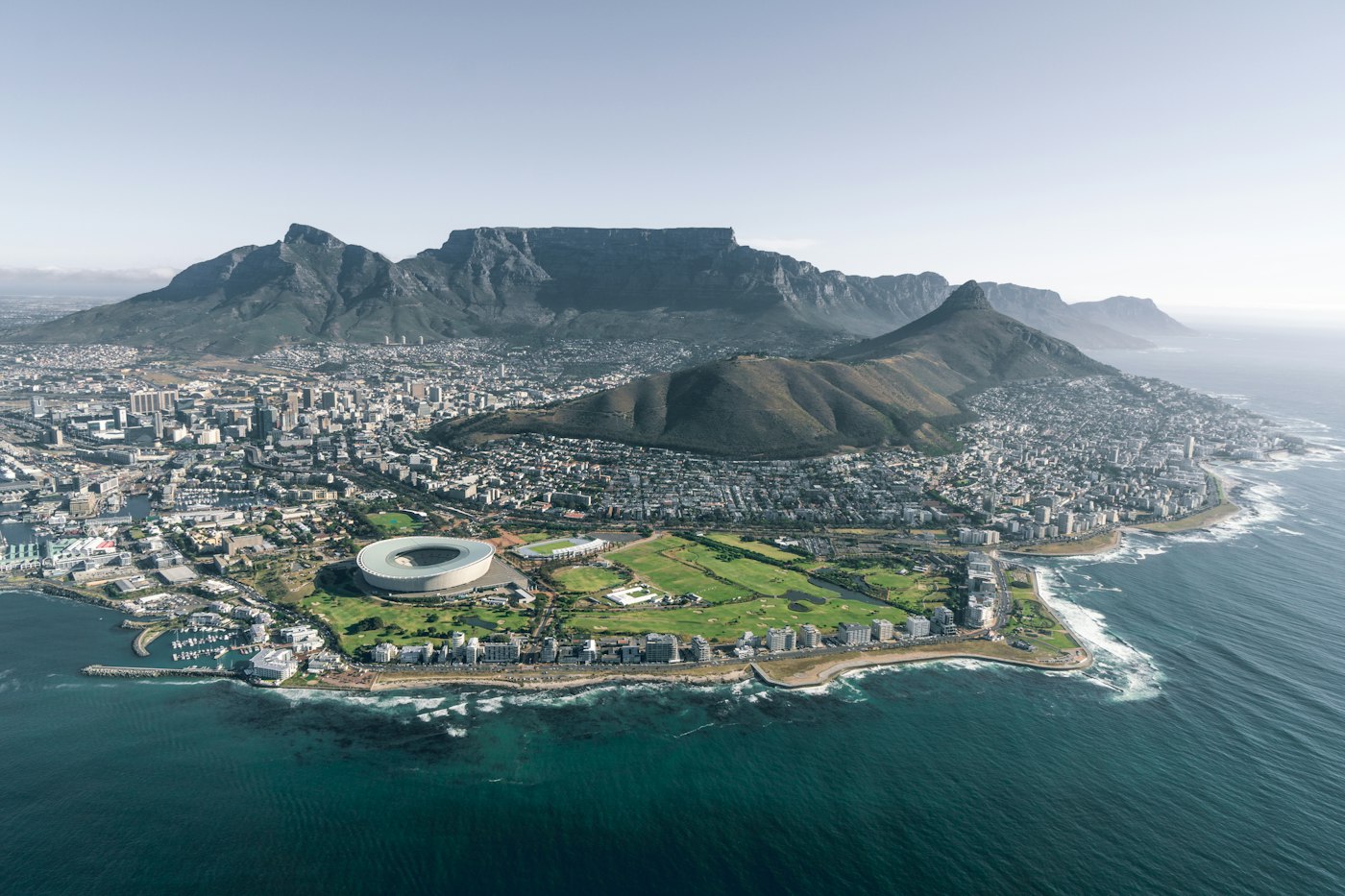 Table Mountain above Cape Town