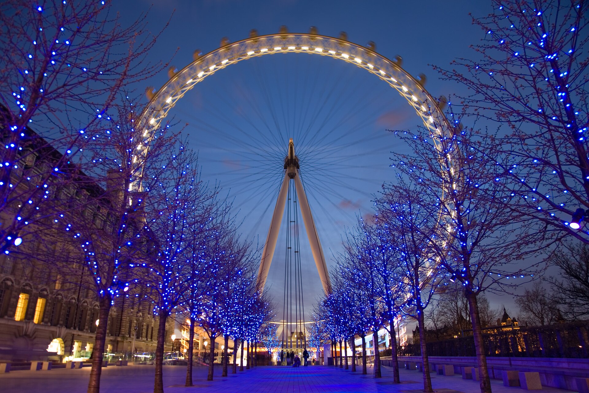 The London Eye observation wheel