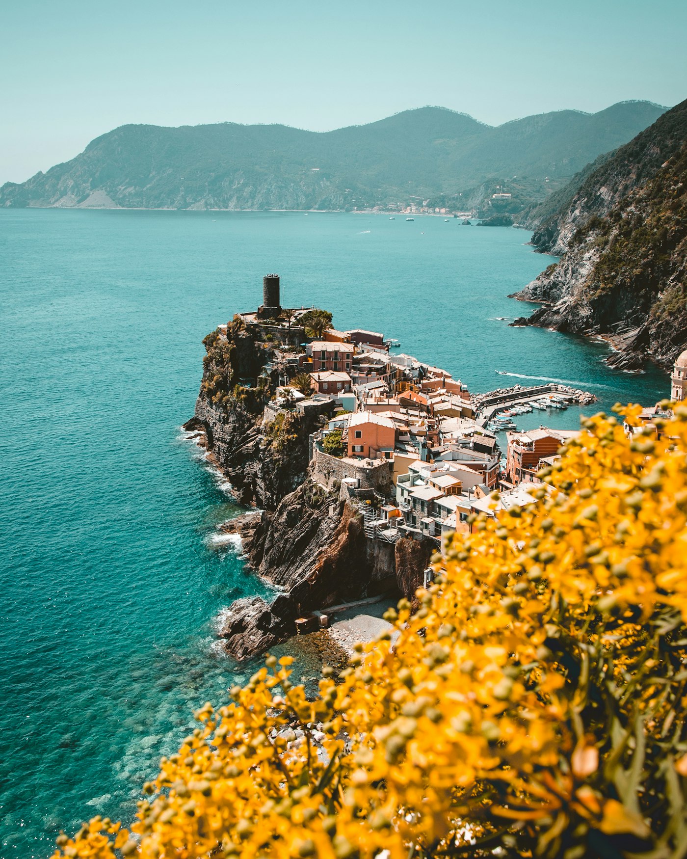 A rocky Mediterranean coastline